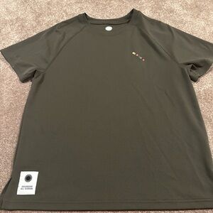 Saturdays New York City All Terrain Dark Green Short Sleeve Active Tee